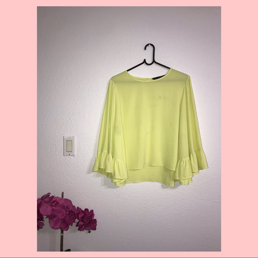 Bright Yellow Zara Blouse